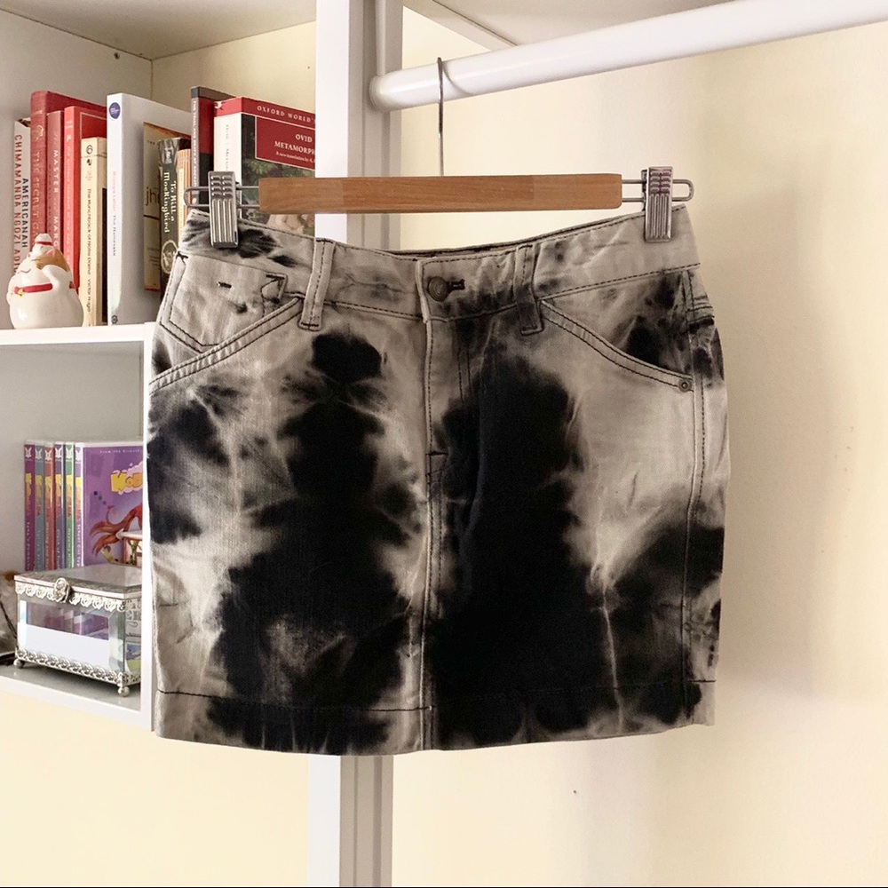French Connection Acid Wash Skirt